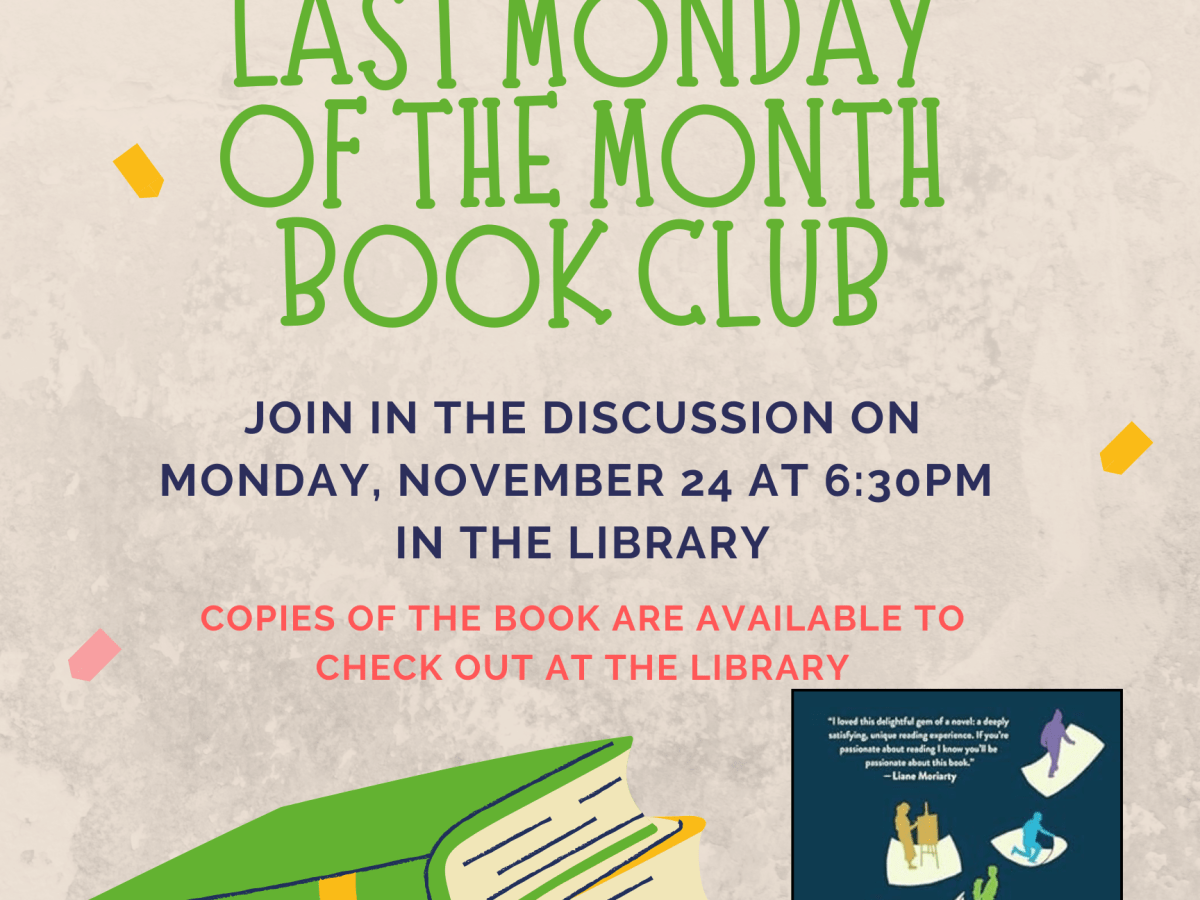 Last Monday of the Month Book&nbsp;Club